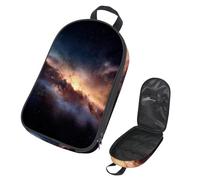 VAPOKF Borsa organizer da viaggio per utensili da campeggio, galassia nebulosa stellata, per utensili da cucina, accessori da cucina, custodia per barbecue all'aperto, solo borsa