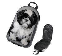 VAPOKF Borsa organizer da viaggio per utensili da campeggio, graziosa borsa portaoggetti per cuccioli di cane Shih Tzu per utensili da cucina, accessori da cucina, custodia per barbecue all'aperto