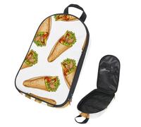 VAPOKF Borsa organizer da viaggio per utensili da campeggio, gustosa borsa messicana per utensili da cucina, accessori da cucina, custodia per barbecue all'aperto, solo borsa