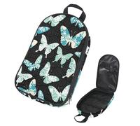 VAPOKF Borsa organizer da viaggio per utensili da campeggio, motivo frutta tropicale con farfalla borsa per utensili da cucina, accessori da cucina, custodia per barbecue all'aperto, solo borsa