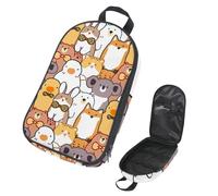 VAPOKF Borsa organizer da viaggio per utensili da campeggio, motivo koala, orso, anatra, coniglio, per utensili da cucina, accessori da cucina, per barbecue all'aperto, solo borsa