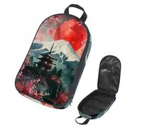 VAPOKF Borsa organizer da viaggio per utensili da campeggio, Mount Fuji Cherry Temple Sun Storage Bag per utensili da cucina, accessori da cucina, custodia per barbecue all'aperto, solo borsa