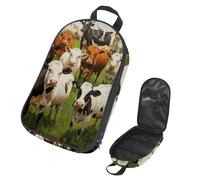 VAPOKF Borsa organizer da viaggio per utensili da campeggio, mucche e bovini, borsa portaoggetti per utensili da cucina, accessori da cucina, custodia per barbecue all'aperto, solo borsa