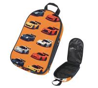 VAPOKF Borsa organizer da viaggio per utensili da campeggio, multicolore con auto da corsa, per utensili da cucina, accessori da cucina, per barbecue all'aperto, solo borsa