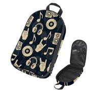 VAPOKF Borsa organizer da viaggio per utensili da campeggio, note musicali, cuffie, dischi audio, CD, per utensili da cucina, accessori da cucina, custodia per barbecue all'aperto, solo borsa