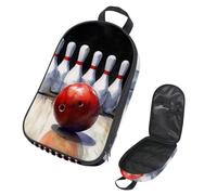 VAPOKF Borsa organizer da viaggio per utensili da campeggio, palla da bowling e spilli, per utensili da cucina, accessori da cucina, custodia per barbecue all'aperto, solo borsa