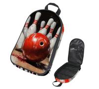 VAPOKF Borsa organizer da viaggio per utensili da campeggio, palla da bowling e spilli, per utensili da cucina, accessori da cucina, custodia per barbecue all'aperto, solo borsa