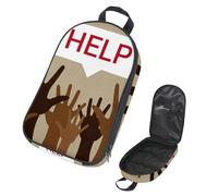 VAPOKF Borsa organizer da viaggio per utensili da campeggio, per i rifugiati che hanno bisogno di aiuto, per utensili da cucina, accessori da cucina, custodia per barbecue all'aperto, solo borsa
