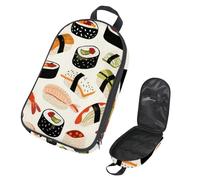VAPOKF Borsa organizer da viaggio per utensili da campeggio, per sushi di tutti i tipi, per utensili da cucina, accessori da cucina, custodia per barbecue all'aperto, solo borsa