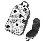 VAPOKF Borsa organizer da viaggio per utensili da campeggio, picche, carte da poker, patatine, dadi, set di utensili da cucina, accessori da cucina, custodia per barbecue all'aperto, solo borsa