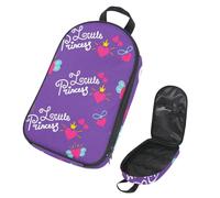 VAPOKF Borsa organizer da viaggio per utensili da campeggio, piccola principessa, cuore, ali e stelle, borsa colorata per utensili da cucina, accessori da cucina, per barbecue all'aperto, solo borsa