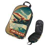 VAPOKF Borsa organizer da viaggio per utensili da campeggio, poster da viaggio per aereo, set di utensili da cucina, custodia per accessori da cucina, custodia per barbecue all'aperto, solo borsa