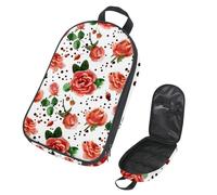VAPOKF Borsa organizer da viaggio per utensili da campeggio, rose, bacche di rosa canina e piselli neri, per utensili da cucina, accessori da cucina, custodia per barbecue all'aperto, solo borsa