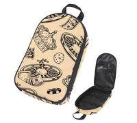 VAPOKF Borsa organizer da viaggio per utensili da campeggio, ruota della roulette, patatine, dadi e rosa, per utensili da cucina, accessori da cucina, custodia per barbecue all'aperto, solo borsa