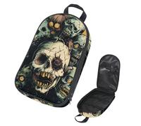 VAPOKF Borsa organizer da viaggio per utensili da campeggio, spaventosi zombi, teschi, borsa per utensili da cucina, accessori da cucina, custodia per barbecue all'aperto, solo borsa