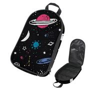 VAPOKF Borsa organizer da viaggio per utensili da campeggio, spazio pianeta, luna, stelle, cielo notturno, borsa per utensili da cucina, accessori da cucina, custodia per barbecue all'aperto, solo