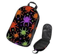 VAPOKF Borsa organizer da viaggio per utensili da campeggio, spettrale borsa portaoggetti a forma di ragno per Halloween, set di utensili da cucina, custodia per accessori da cucina, per barbecue