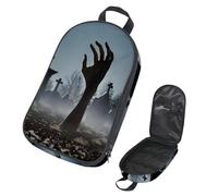 VAPOKF Borsa organizer per utensili da campeggio, spaventosa mano zombie fuori dal cimitero, borsa per utensili da cucina, accessori da cucina, custodia per barbecue all'aperto, solo borsa