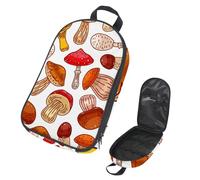 VAPOKF Borsa organizer per utensili da campeggio, tipi di funghi, per utensili da cucina, accessori da cucina, per barbecue all'aperto, solo borsa
