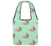 VAPOKF Borsa tote in tela con riccio con foglie di ghianda e funghi, borse a tracolla da donna, grande borsa da trasporto riutilizzabile, borsa a tracolla per scuola, lavoro, ufficio, viaggi, shopping