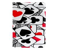 VAPOKF Custodia per carte da gioco in pelle senza cuciture, 11,5 x 16,5 cm, Multi, 11.5x16.5cm/4.5x6.5 in, Vintage