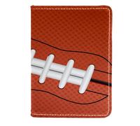 VAPOKF Custodia per passaporto con texture football americano, in pelle, 11,5 x 16,5 cm, Multi, 11.5x16.5cm/4.5x6.5 in, Vintage