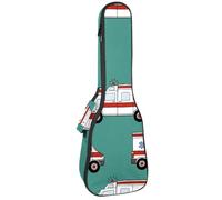 VAPOKF Custodia per ukulele, custodia per ukulele soprano tenore concerto 58 cm spessore 10 mm morbido imbottito cinghie regolabili Gig Bag, ambulanza Cars modello, Multi, 25.9x9x3.1in/66x23x8cm