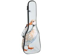 VAPOKF Custodia per ukulele, custodia per ukulele soprano tenore concerto 58 cm spessore 10 mm morbido imbottito cinghie regolabili Gig Bag, Duck Farm Animal Pattern, Multi, 25.9x9x3.1in/66x23x8cm