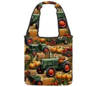 VAPOKF Farm Havest - Borsa larga in tela con zucca, pomodori, patate, borse a tracolla da donna, grande, riutilizzabile, borsa a tracolla per scuola, lavoro, ufficio, viaggi, shopping, stile casual
