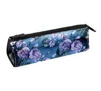 VAPOKF Fiori e boccioli di Eustoma, astuccio per cancelleria, astuccio per matite, cosmetici, borsa compatta con cerniera, Multi, 5.5 ×6 ×20CM/2.2x2.4x7.9 in, Organizer per borse