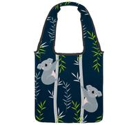 VAPOKF Koala on Trees, borsa a tracolla da donna, grande, riutilizzabile, borsa a tracolla per scuola, lavoro, ufficio, viaggi, shopping, casual