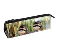 VAPOKF Little Indian Runner Ducks Pen Bag Stationery Pouch Pencil Bag Cosmetic Pouch Bag Compact Zipper Bag