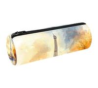 VAPOKF Lovers on the Paris - Astuccio in tela per penne, matite, monete, cosmetici, per studenti, cancelleria, scuola, ufficio