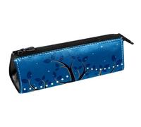 VAPOKF Magic Tree con luci decorative blu portapenne astuccio per cancelleria astuccio per matite astuccio cosmetico borsa compatta con cerniera, Multi, 5.5 ×6 ×20CM/2.2x2.4x7.9 in, Organizer per
