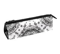 VAPOKF Manda - Astuccio per penne, cancelleria, matite, cosmetici, borsa compatta con cerniera