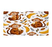 VAPOKF Monkey HoldS - Tappetino da cucina a banana, antiscivolo, lavabile, assorbente, per cucina, corridoio, lavanderia