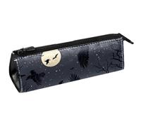 VAPOKF Night Flying Ravens, astuccio per cancelleria, astuccio per matite, cosmetici, borsa compatta con cerniera