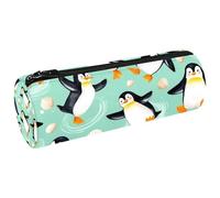 VAPOKF Pinguini danzanti Conchiglie Bubble Pen Pencil Case Portamonete Cosmetici Borsa Trucco per Studenti Cancelleria Scuola Ufficio Storage