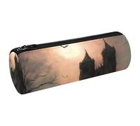 VAPOKF Ravens Before Broken Castle - Astuccio per penne, matite, monete, cosmetici, per studenti, cancelleria, scuola, ufficio