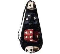 VAPOKF Row of Dices - Custodia per racchetta da tennis, custodia per racchette da tennis, può contenere fino a 2 racchette