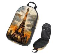 VAPOKF Rusti - Borsa organizer per utensili da campeggio, con torre Eiffel, per utensili da cucina, accessori da cucina, per barbecue all'aperto, solo borsa