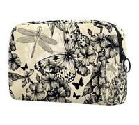VAPOKF Sleeping Little Fox - Trousse per cosmetici, da donna, per articoli da toeletta da viaggio, grande, pratica borsa organizer con cerniera, Multicolore 9, 18.5x7.5x13cm/7.3x3x5.1in, Beauty Case