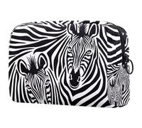 VAPOKF Sleeping Little Fox - Trousse per cosmetici, da donna, per articoli da toeletta da viaggio, grande, pratica borsa organizer con cerniera, Multicolore 6., 18.5x7.5x13cm/7.3x3x5.1in, Beauty Case