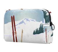 VAPOKF Sleeping Little Fox - Trousse per cosmetici, da donna, per articoli da toeletta da viaggio, grande, pratica borsa organizer con cerniera, Multicolore 5., 18.5x7.5x13cm/7.3x3x5.1in, Beauty Case