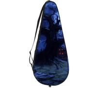 VAPOKF Spooky Night Dead Tree - Borsa per racchette da tennis, custodia per racchette da tennis, custodia per racchette da tennis, può contenere fino a 2 racchette