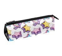VAPOKF Star Art Sfondo Penna Sacchetto Cancelleria Sacchetto Matita Sacchetto Cosmetico Sacchetto di Cerniera, Multi, 5.5 ×6 ×20CM/2.2x2.4x7.9 in, Organizer per borse