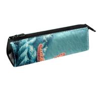 VAPOKF Stella marina su corda marina penna sacchetto cancelleria astuccio matita sacchetto cosmetico borsa compatta cerniera borsa