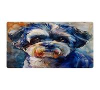 VAPOKF Tappetino da cucina con motivo Shih Tzu, antiscivolo, lavabile, assorbente, per cucina, corridoio, lavanderia