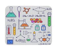 VAPOKF Tappetino per mouse da gioco, stampa chimica disegnata a mano, tappetino per mouse per scrivania, casa, ufficio, base in gomma antiscivolo, tappetino per tastiera per computer portatile