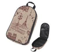 VAPOKF The River Seine Notre Dame, borsa organizer per utensili da cucina, accessori da cucina, borsa portaoggetti per barbecue all'aperto, solo borsa